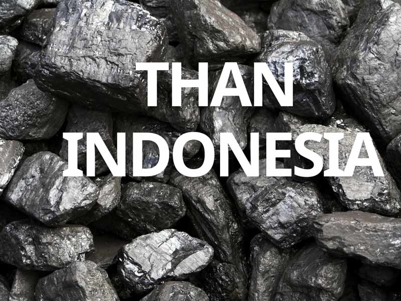 Than đá Indo có giá thấp hơn than ở các thị trường khác